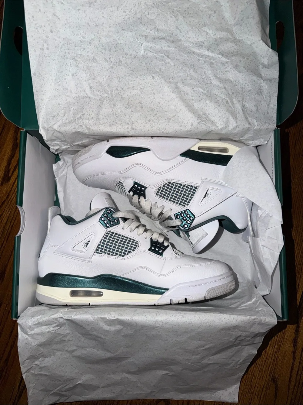 Air Jordan 4 Metallic Green Men 9.5
